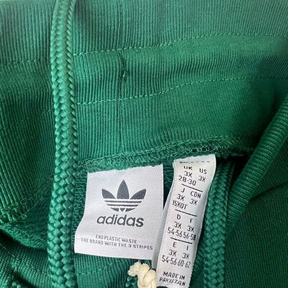 adidas Originals Plus essentials trefoil joggers in dark green Size 3X - Picture 10 of 10